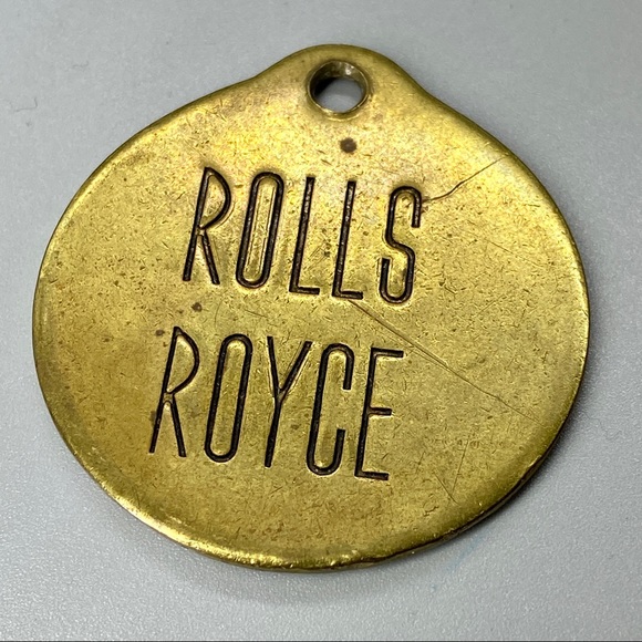 Vintage Accessories Vintage Rolls Royce Brass Keychain Poshmark
